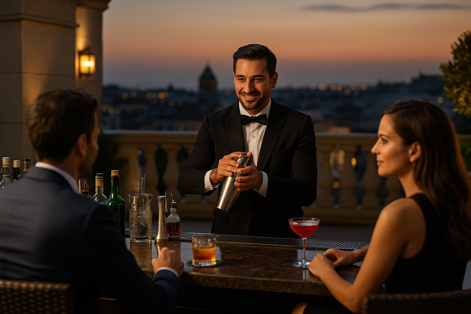 Barman para hoteles